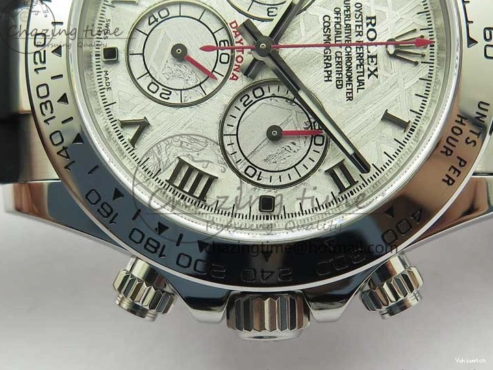 SA4130 904L SS Daytona Best 1:1 ‘Meteorite’ Oysterflex Case V4 Strap Noob on 116519 Edition 0327